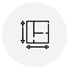 Raumabdeckung Symbol